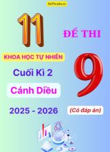 Tuyển tập 11 Đề thi cuối kì 2 năm học 2025-2026 môn Khoa Học Tự Nhiên 9 Cánh Diều (Kèm đáp án)